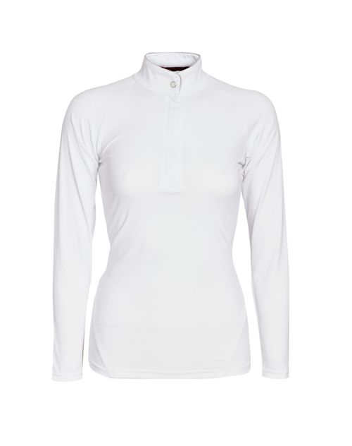 READY TO SHIP: Horseware Women's Sara Long Sleeve Competition Shirt - Large - White