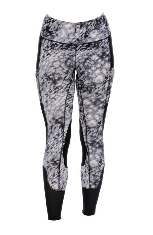 READY TO SHIP: Horseware Women's Knee Patch Riding Tights - Large - Dapple Print
