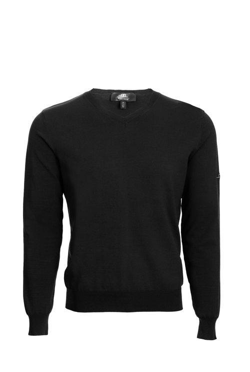 READY TO SHIP: Alessandro Albanese Men's Classic Light Sweater - X Large - Black