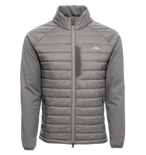 READY TO SHIP: Alessandro Albanese Men's Gubbio Padded Fleece - X Large - Taupe