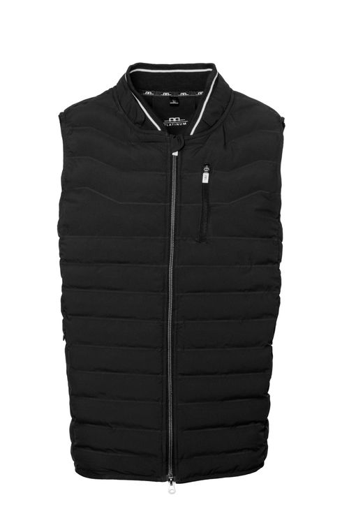 READY TO SHIP: Alessandro Albanese Men's Livorno Padded Seamless Vest - Small - Black