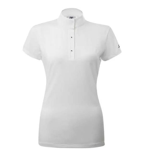 READY TO SHIP: Alessandro Albanese Women's Houston Short Sleeve Competition Shirt - X Large - White