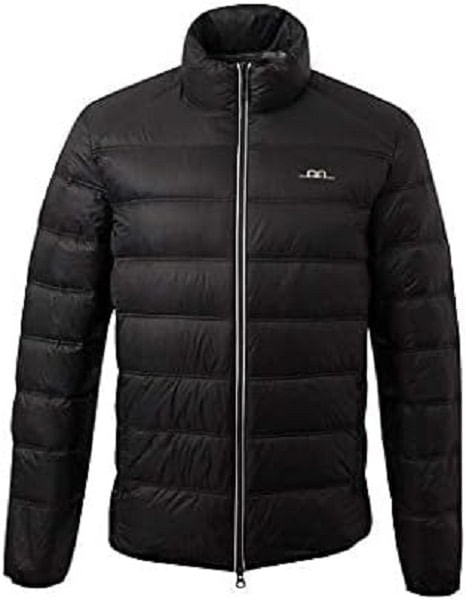 READY TO SHIP: Alessandro Albanese Men's Light Down Jacket - X Small - Black
