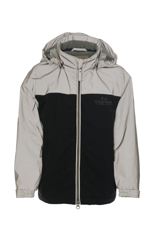 READY TO SHIP: Horseware Kids' Corrib Reflective Jacket - 7-8 years - Reflective Grey