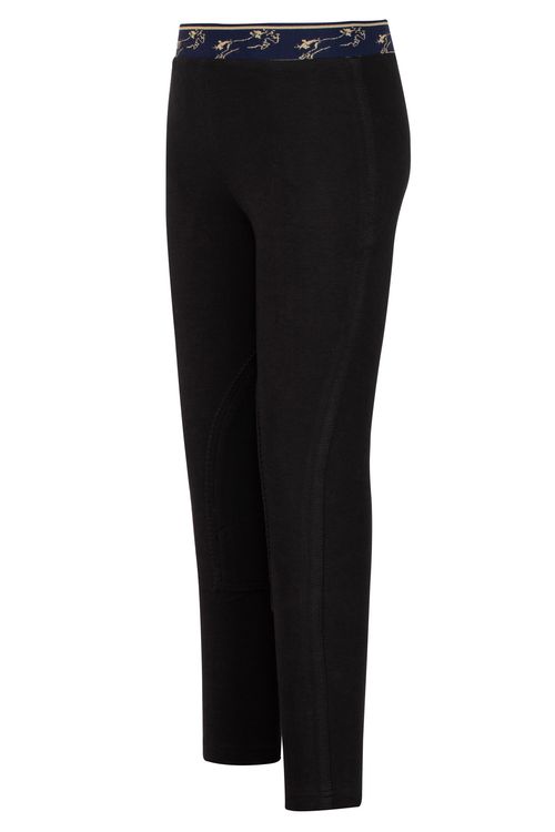 OVERSTOCK: TuffRider Kids' Cotton Schoolers Riding Tights - 14 Regular - Black