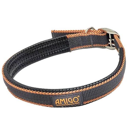 READY TO SHIP: Amigo Dog Collar - X Small - Excalibur/Orange