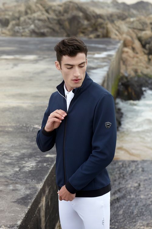 READY TO SHIP: Alessandro Albanese Men's Respira Jacket - Medium - Navy