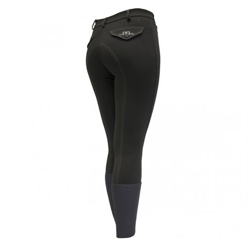 READY TO SHIP: Alessandro Albanese Women's Athens Knee Patch Breeches - 40 - Charcoal