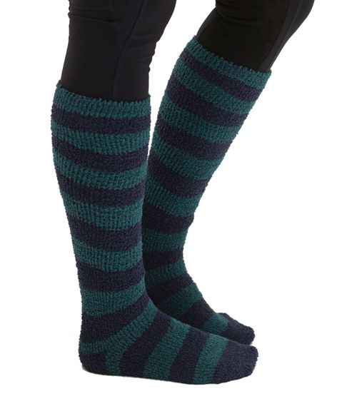 READY TO SHIP: Horseware Softie Socks - 36 - Galactic Teal Stripe