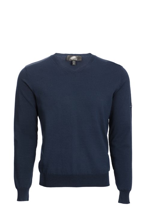 READY TO SHIP: Alessandro Albanese Men's Classic Light Sweater - X Small - Navy