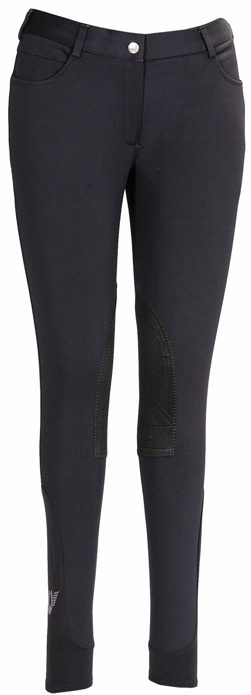 READY TO SHIP: TuffRider Women's Wellesley Knee Patch Breeches - 34 - Black