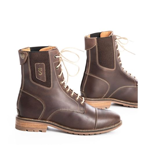 READY TO SHIP: Tredstep Spirit II Lace Short Country Boot - 42 - Mahogany