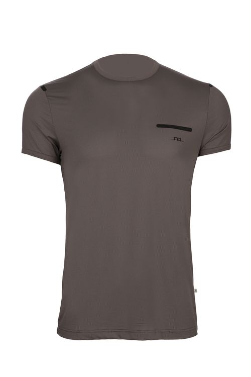 READY TO SHIP: Alessandro Albanese Men's Tech T-Shirt - Small - Dark Grey