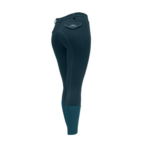 READY TO SHIP: Alessandro Albanese Women's Athens Knee Patch Breeches - 40 - Navy Petrol