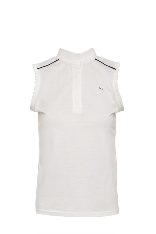 READY TO SHIP: Alessandro Albanese Women's Monza Sleeveless Competition Top - Medium - White