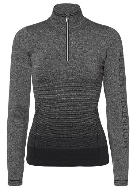 Mountain Horse Women's Tindra Tech Top - Black Melange