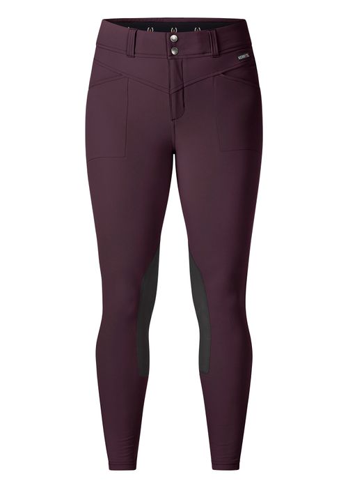Kerrits Women's Crossover II Knee Patch Breeches - Vineyard