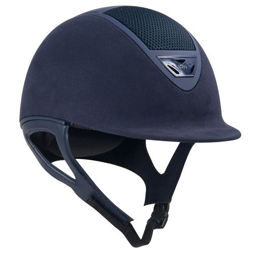 IRH IR4G XLT Suede Helmet Matte Vent - Dark Blue