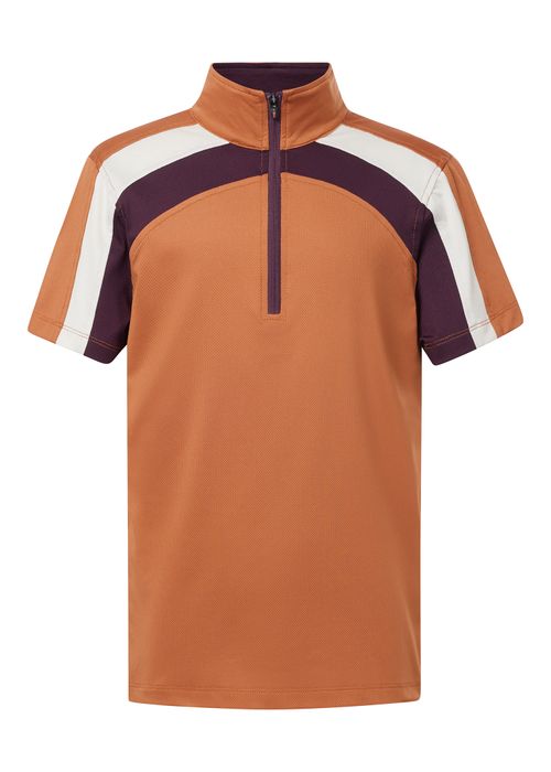 Kerrits Kids' Top Rail Coolcore Short Sleeve Shirt - Ginger