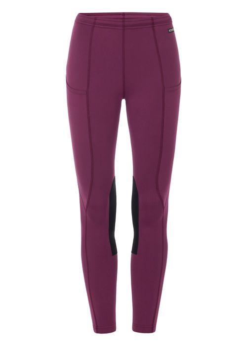 Kerrits Kids' Performance Knee Patch Pocket Tights - Wildrose