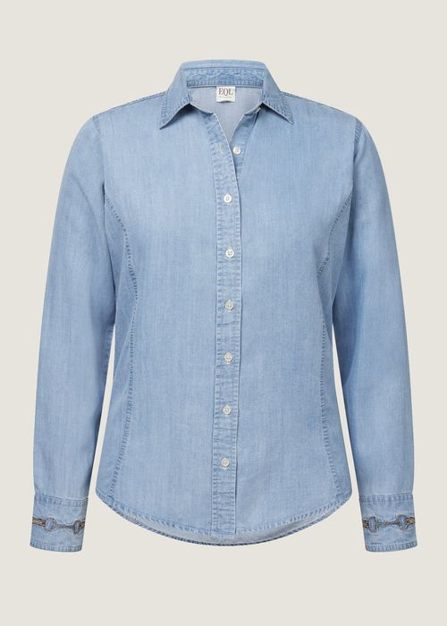 EQL Women's Bit N Bridle Button Up Shirt - Chambray