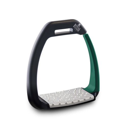 Royal Rider Concept Stirrups - Black/Hunter Green