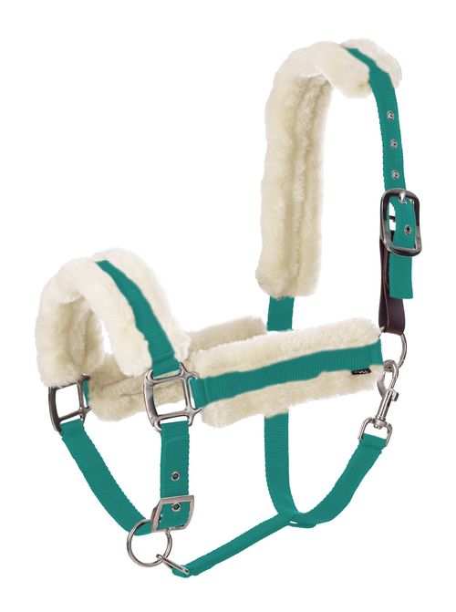 Equinavia Valkyrie Ultra Fleece Breakaway Halter - Turquoise/White