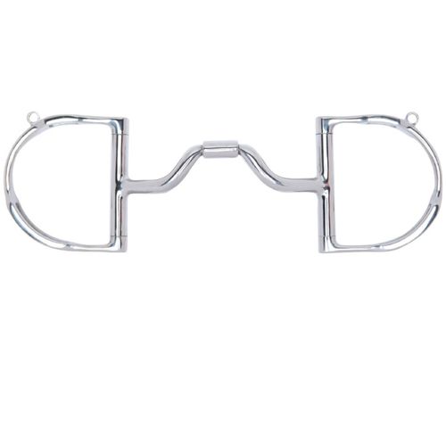 Myler English Dee w/Hooks Medium Wide Port Barrel MB 33