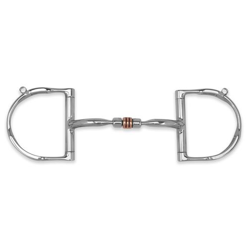 Myler English Dee w/Hooks Copper Roller Comfort Snaffle MB 03