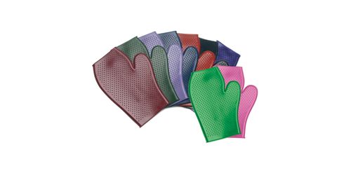 Equi-Essentials EcoPure Rubber Grooming Mitt - Raspberry