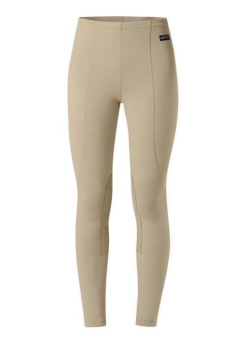 Kerrits Kids' Knee Patch Performance Tights - Tan