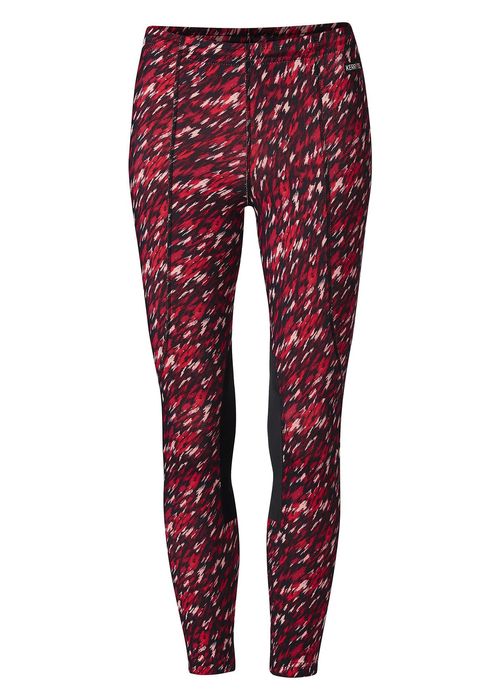 Kerrits Kids' Knee Patch Performance Tights - Ruby Brushstroke