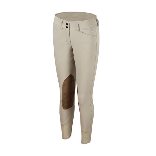 RJ Classics Kids' Avery Grey Label Knee Patch Breeches - Sand