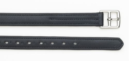SALE RACK: Camelot Covered Stirrup Leathers - 7/8in x 60in - Black