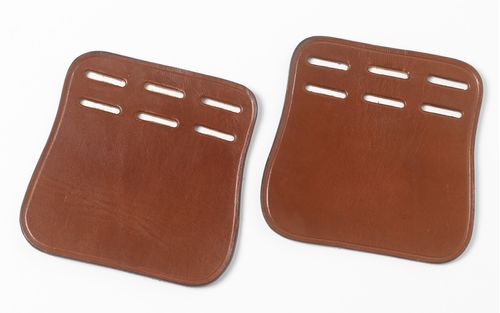 Ovation Saddle Billet Guards - Medium Brown