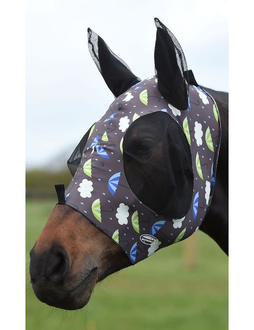Weatherbeeta Stretch Bug Eye Saver w/Ears - Umbrella Print