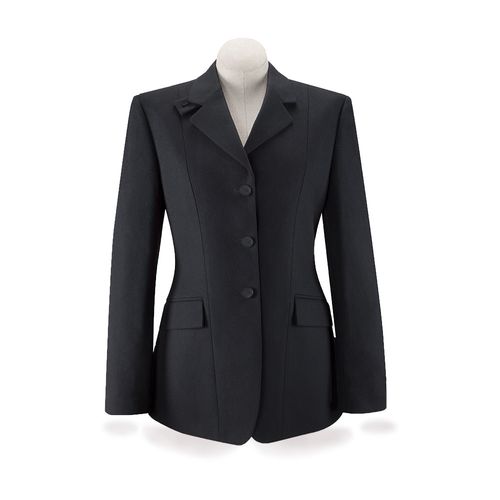 READY TO SHIP: RJ Classics Women's Fairfield Melton Show Coat - 14 Regular - Black
