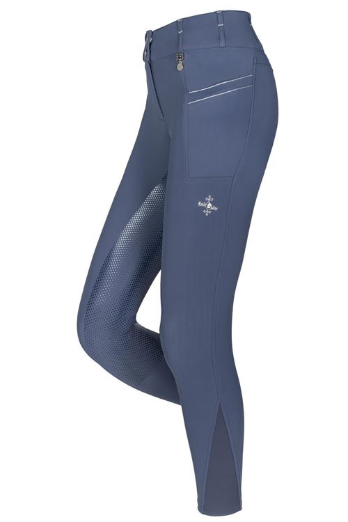 OVERSTOCK: Fair Play Women's Jelena Full Seat Breeches - EU 38/US 26 - Steel Blue