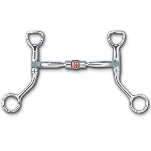 Myler 5" HBT Shank Comfort Snaffle w/Copper Roller MB 03