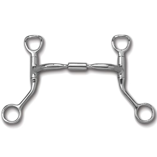 Myler 5" HBT Shank Comfort Snaffle Wide Barrel MB 02