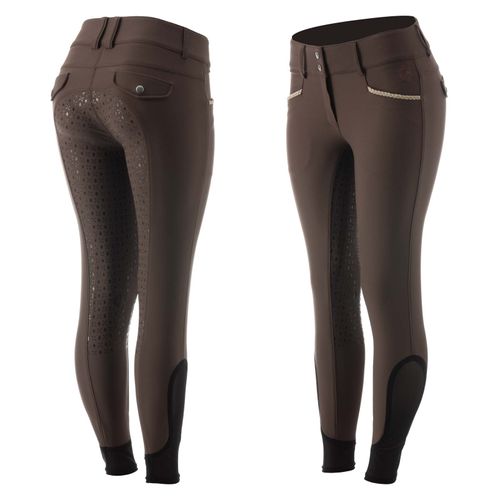 Equinavia Women's Madeleine Full Seat Breeches - Earth Brown