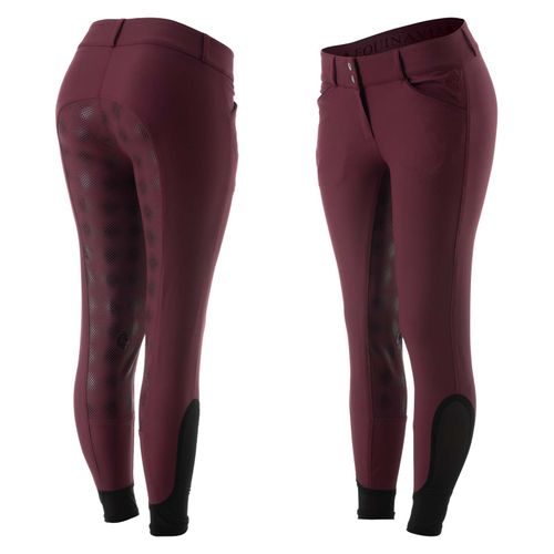 Equinavia Women's Maud Full Seat Breeches - Wine Red