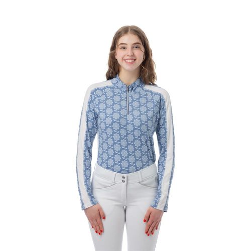 Equinavia Women's Selma NordicAir Long Sleeve Sun Shirt - Dusty Blue