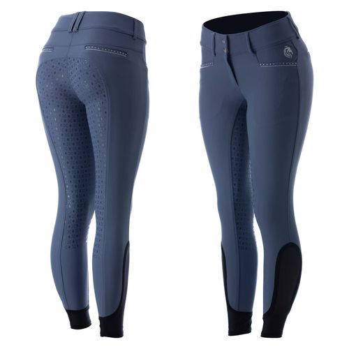 Equinavia Women's Victoria Silicone Full Seat Breeches - Twilight Blue