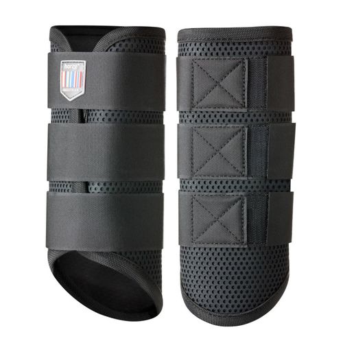 Horze Impact Flexi Strike Rear Guard Boots - Black