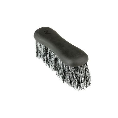 Horze Soft Grip Long Bristle Dandy Brush - Black