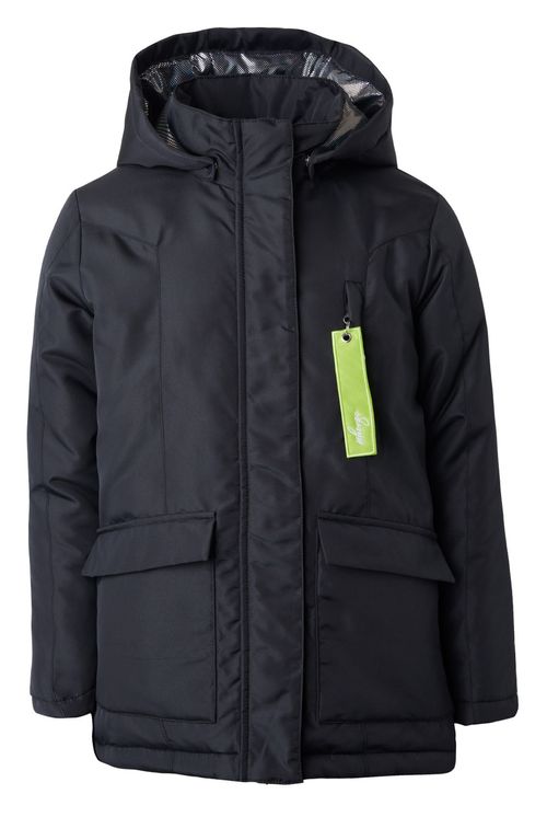 Horze Kids' Asta Winter Parka Jacket - Dark Navy