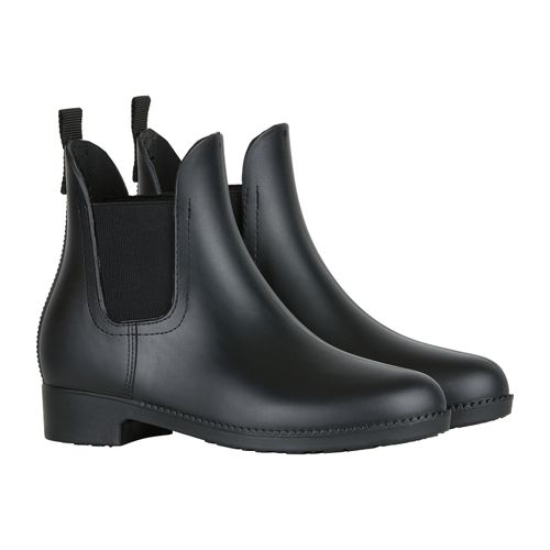 Horze Kids' Bonn Rubber Paddock Boots - Black