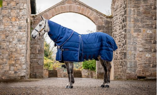 Rambo Optimo Stable Plus 200g - Navy/Burgundy Teal Navy