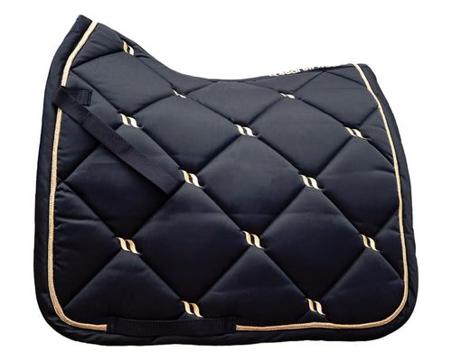 Back on Track Nights Collection Dressage Saddle Pad - Black
